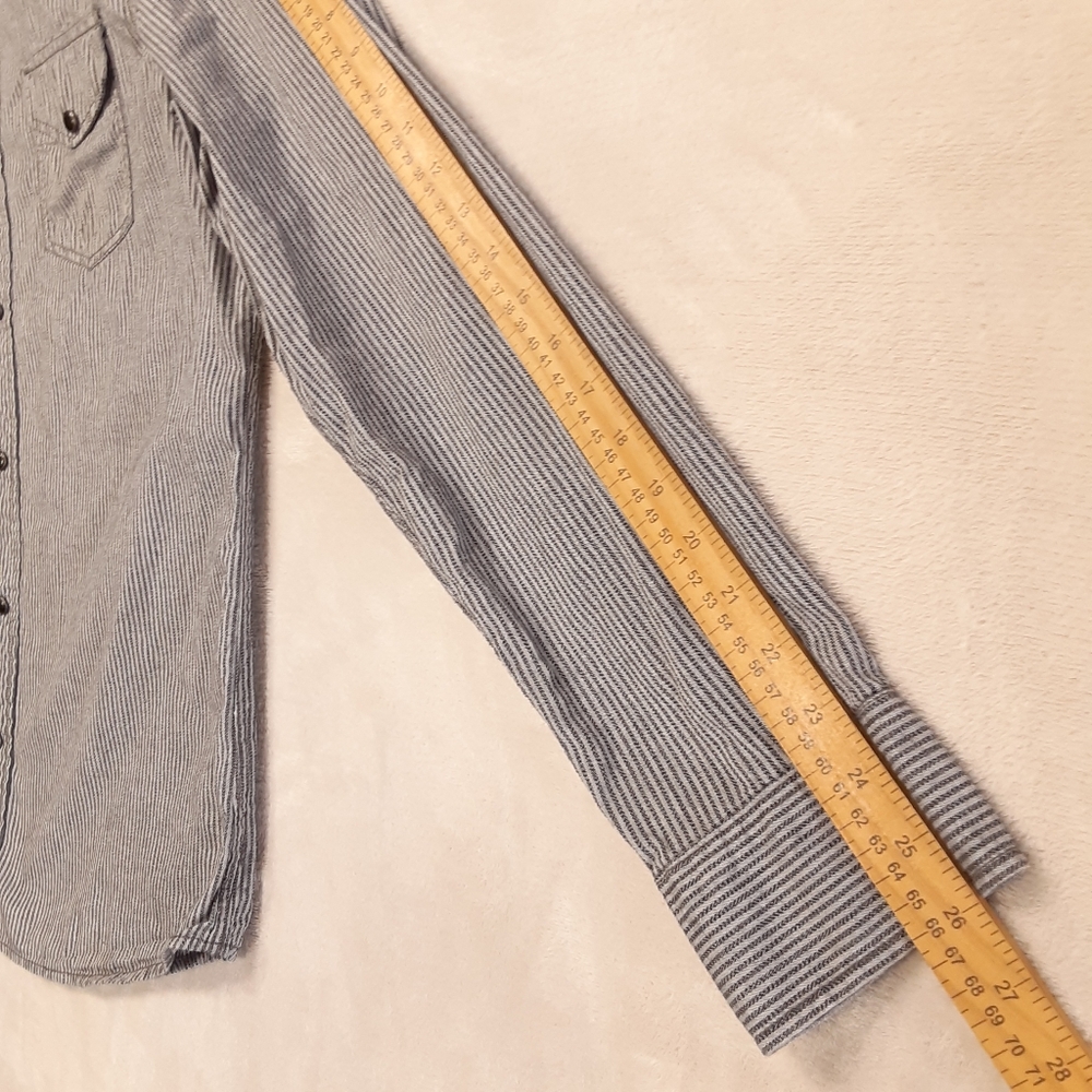 Converse One Star Oversized Snap Button Shirt Lar… - image 7